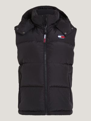 Hooded Alaska Puffer Vest BLACK Tommy Hilfiger