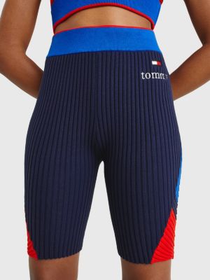 Knitted Cycling Shorts BLUE Tommy Hilfiger