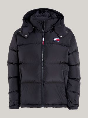 Jacket Hooded Alaska Tommy | Black | Hilfiger Puffer