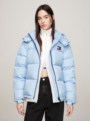 Hooded Alaska Puffer Jacket | BLUE | Tommy Hilfiger