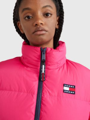 Hooded Alaska Puffer Jacket PINK Tommy Hilfiger