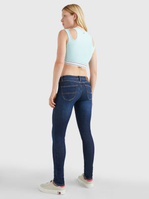 apotheek Te voet hoe Sophie Skinny Jeans mit niedrigem Bund | DENIM | Tommy Hilfiger