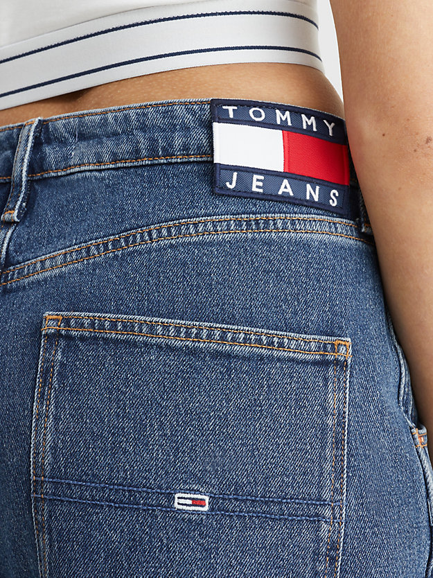DENIM MEDIUM Low Rise Wide Leg Jeans for women TOMMY JEANS