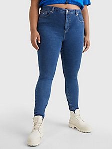 denim curve melany ultra high rise skinny jeans for women tommy jeans