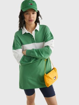 STAR FRUIT YELLOW Packable Popover Chicago Windbreaker for women TOMMY JEANS