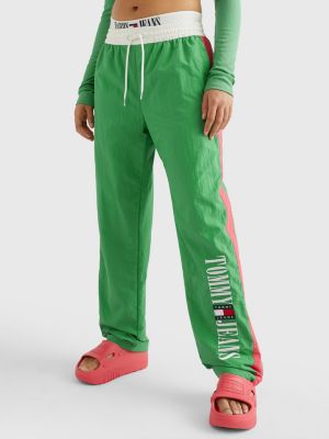 waarom niet Vierde Voorwaarden Jogger met streep en logoprint | GROEN | Tommy Hilfiger