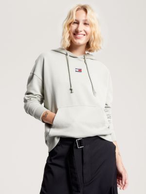 Tommy hilfiger clearance grey hoodie womens