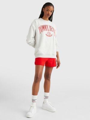 Prep Oversized Sweatshirt | GREY | Tommy Hilfiger