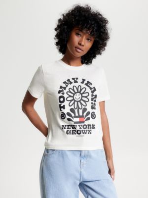 Homegrown Logo T-Shirt | White | Tommy Hilfiger