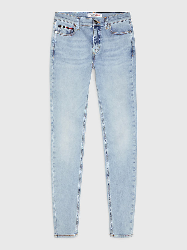 DENIM LIGHT Nora Mid Rise Skinny Faded Jeans for women TOMMY JEANS