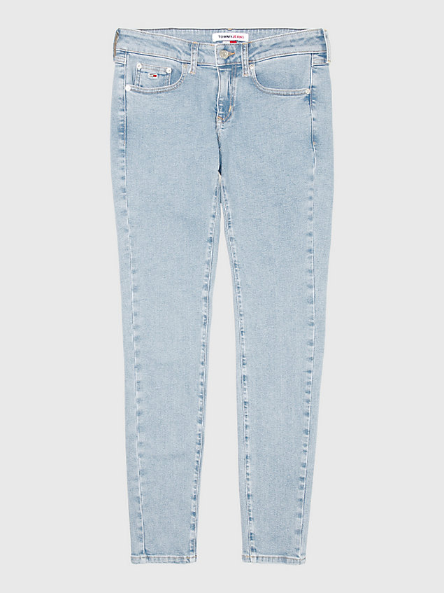 denim sophie low rise skinny jeans voor dames - tommy jeans