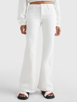 tommy white jeans
