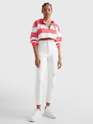 tommy white jeans