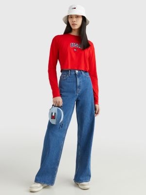 high rise tommy hilfiger jeans