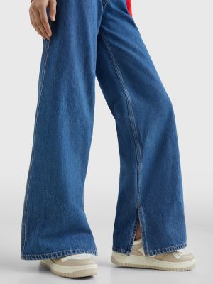 jean une jambe de chaque couleur