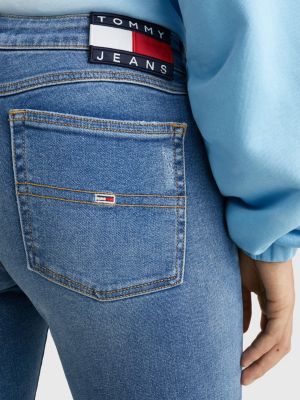 Sophie ceñidos de talle bajo y desgastados | DENIM | Tommy Hilfiger