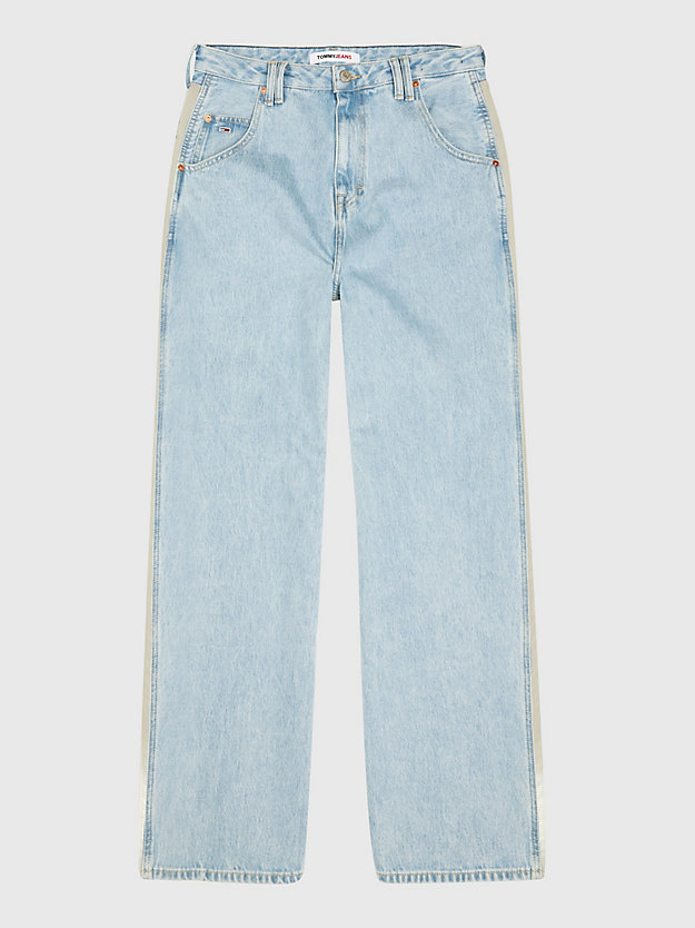 DENIM LIGHT Claire High Rise Wide Recycled Jeans for women TOMMY JEANS