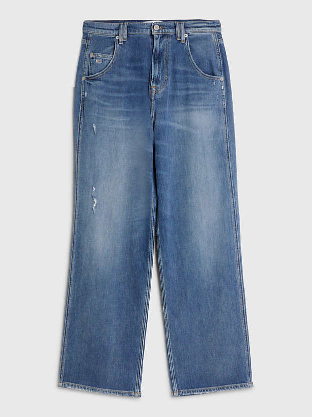 DENIM MEDIUM Daisy Low Rise Baggy Distressed Jeans for women TOMMY JEANS