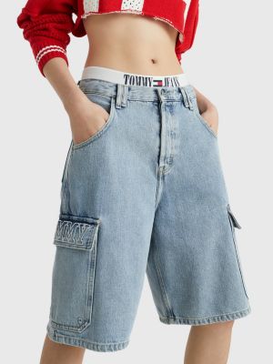 Daisy Bermuda Low Rise Baggy Denim Shorts Denim Tommy Hilfiger