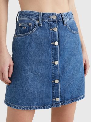 A-Line Denim Mini Skirt | DENIM | Tommy Hilfiger