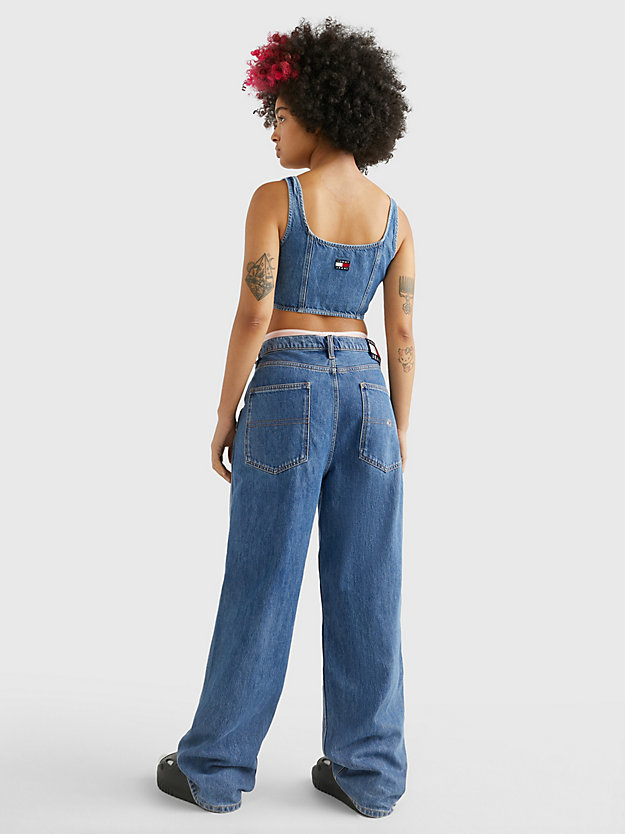 DENIM MEDIUM Daisy Low Rise Baggy Jeans for women TOMMY JEANS