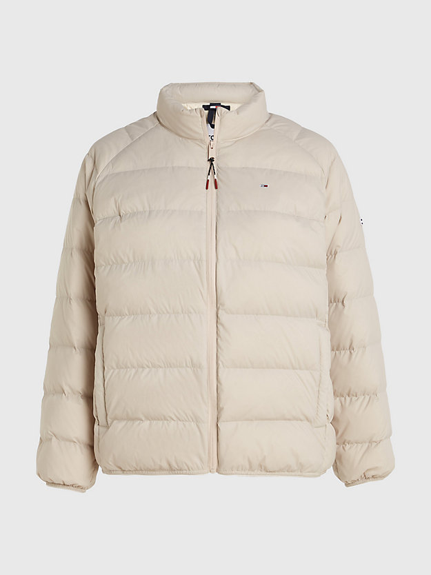 CLASSIC BEIGE Curve Padded Light Jacket for women TOMMY JEANS