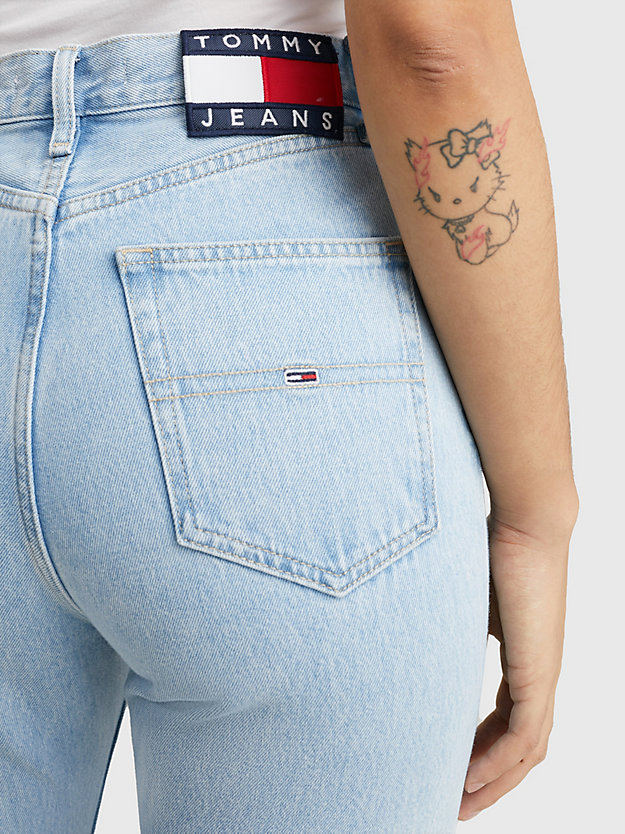 DENIM LIGHT Julie Ultra High Rise Straight Jeans for women TOMMY JEANS