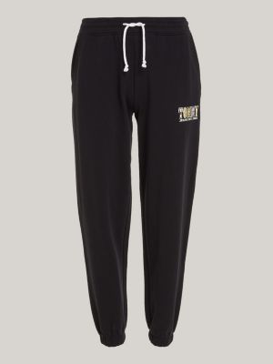 Logo Relaxed Fit Joggers, Black