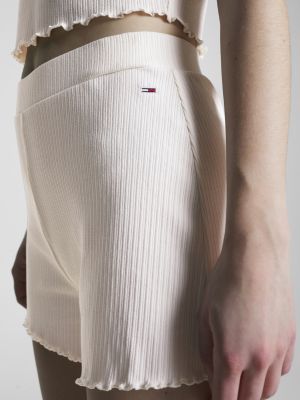 Pointelle Ribbed Shorts