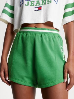 College Relaxed Fit Sweat Shorts | GREEN | Tommy Hilfiger