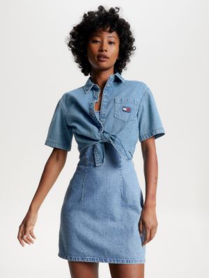 Tommy hilfiger denim shirt hot sale dress