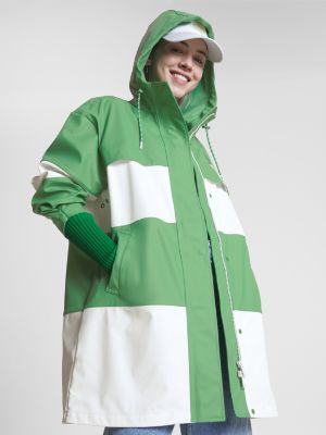 Giacca A Vento Donna Impermeabile - Lunga Con Cappuccio - Foto 10