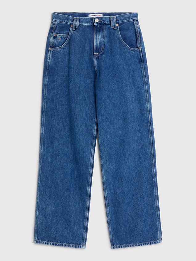 denim daisy baggy jeans mit niedrigem bund für damen - tommy jeans