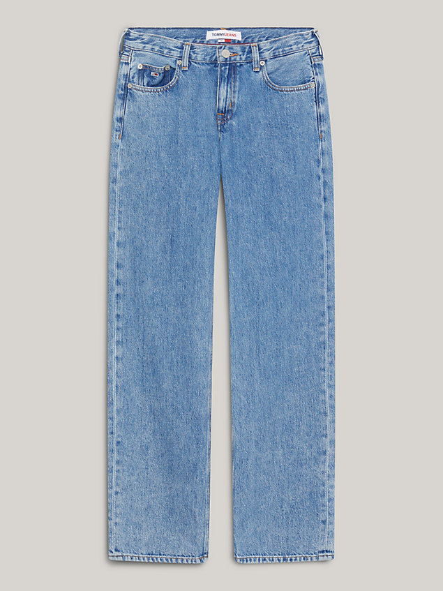 denim sophie low rise straight jeans voor dames - tommy jeans