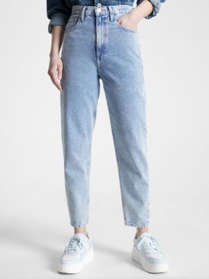 high rise tapered mom jeans tommy hilfiger