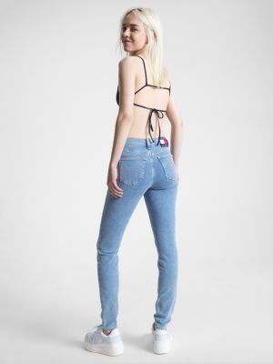 Nora Mid Rise Skinny Jeans, Denim