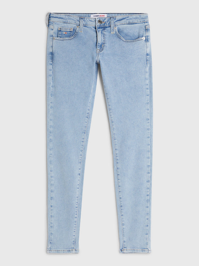 denim sophie low rise skinny jeans voor dames - tommy jeans