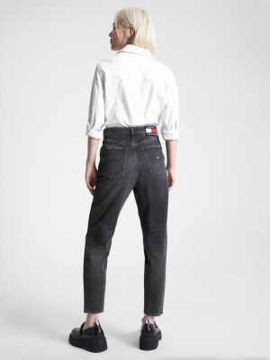 tommy hilfiger mom jeans black