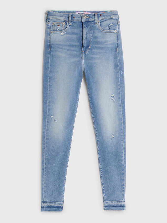 denim sylvia high rise super skinny ankle jeans for women tommy jeans