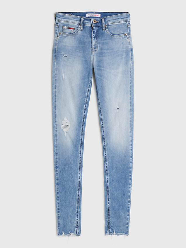 denim nora mid rise skinny distressed jeans for women tommy jeans