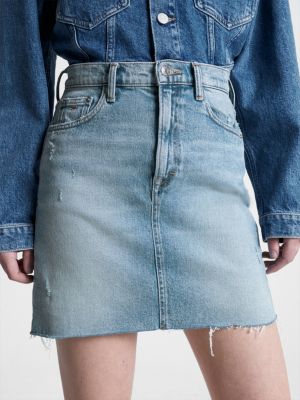 Hilfiger Rise | Denim Tommy Ultra | High Fit Denim Mom Skirt