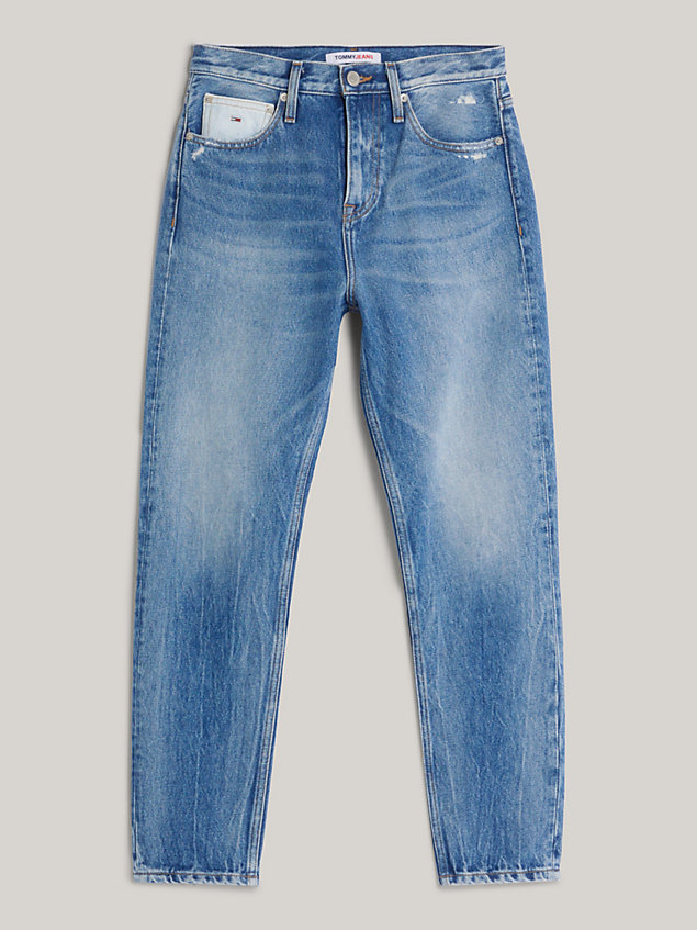 denim archive izzie high rise slim jeans voor dames - tommy jeans