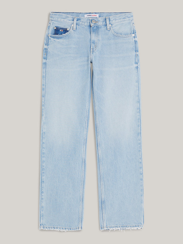denim archive sophie low rise straight jeans voor dames - tommy jeans