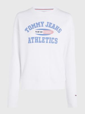 New York Logo Sweatshirt White Tommy Hilfiger