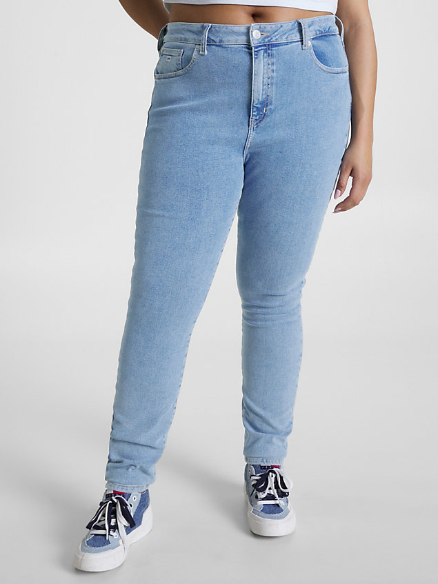 denim curve melany ultra high rise super skinny jeans for women tommy jeans