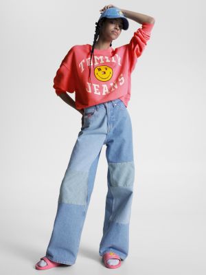 Gewond raken voorwoord Burgerschap Tommy Jeans x Smiley® boxy cropped sweatshirt | ROZE | Tommy Hilfiger