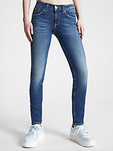 denim scarlett low rise skinny fit ankle jeans for women tommy jeans