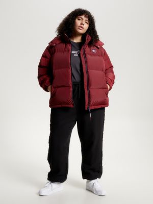 Jacket Curve Hilfiger | Puffer | Red Alaska Tommy Hooded