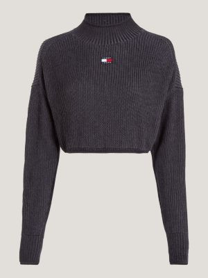 Tommy cropped clearance jumper