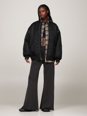 Bomber noir best sale oversize femme